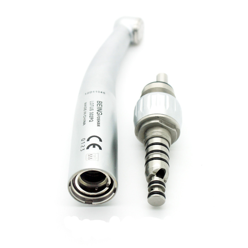 High Speed Push Button Large Head Handpiece with Coulper